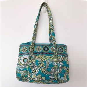 Vera Bradley Little Betsy Shoulder Bag and Mini Jewelry Holder in Peacock